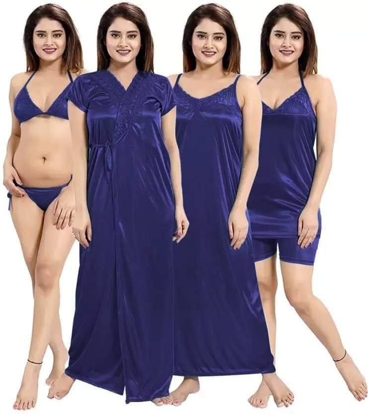 ৬-পিস প্রিমিয়াম নাইট ওয়্যার সেট