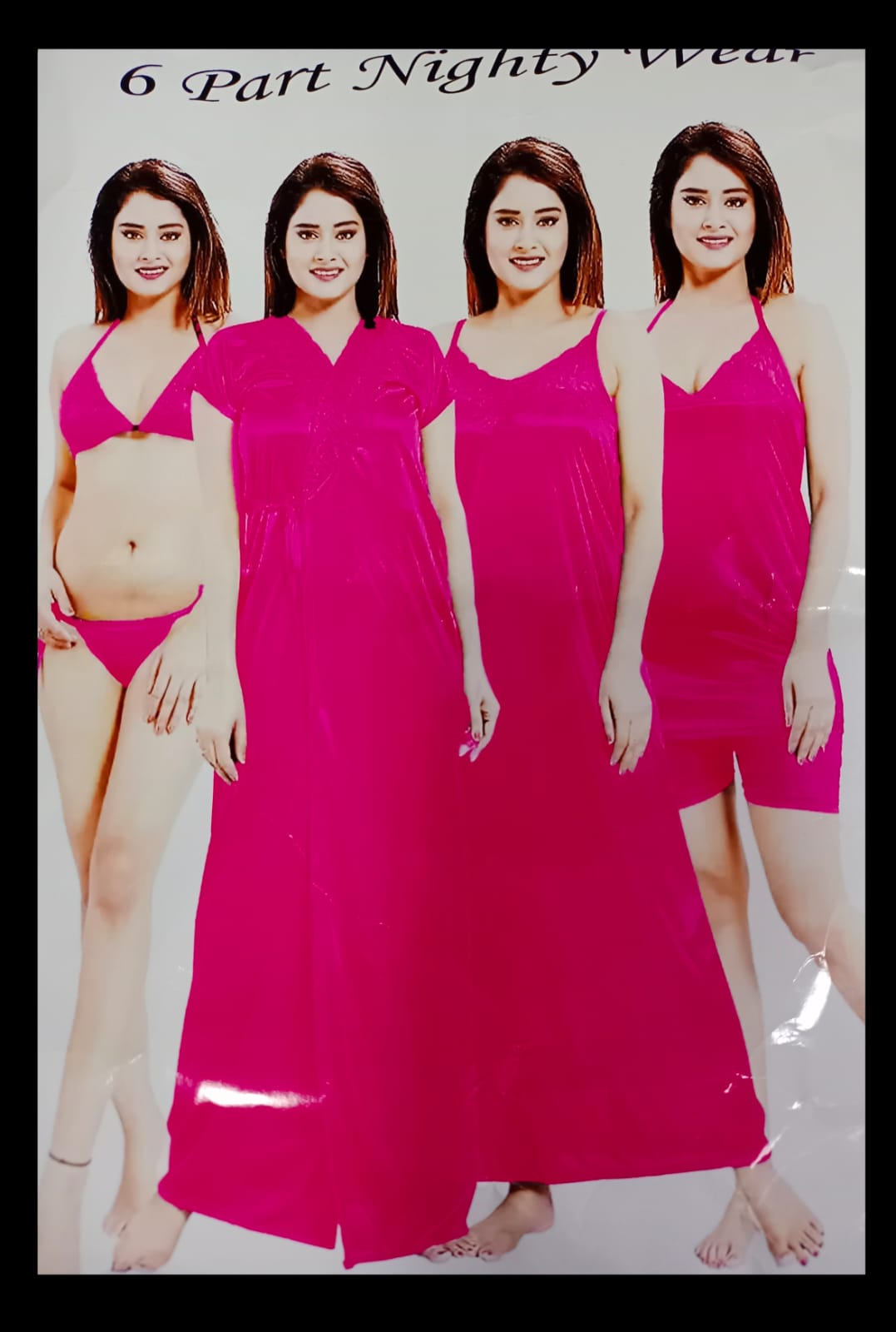 ৬-পিস প্রিমিয়াম নাইট ওয়্যার সেট