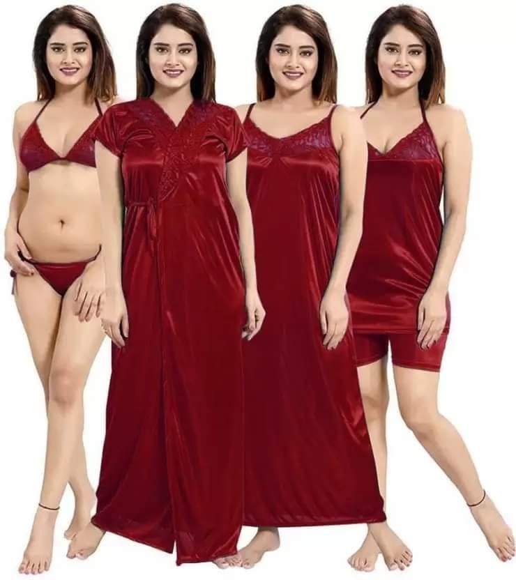 ৬-পিস প্রিমিয়াম নাইট ওয়্যার সেট