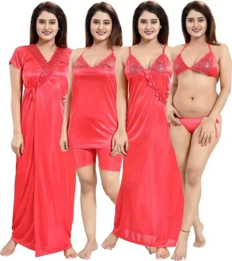 ৬-পিস প্রিমিয়াম নাইট ওয়্যার সেট
