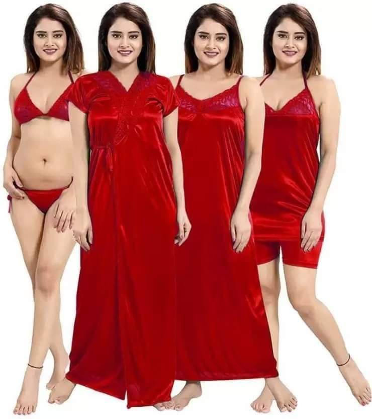 ৬-পিস প্রিমিয়াম নাইট ওয়্যার সেট